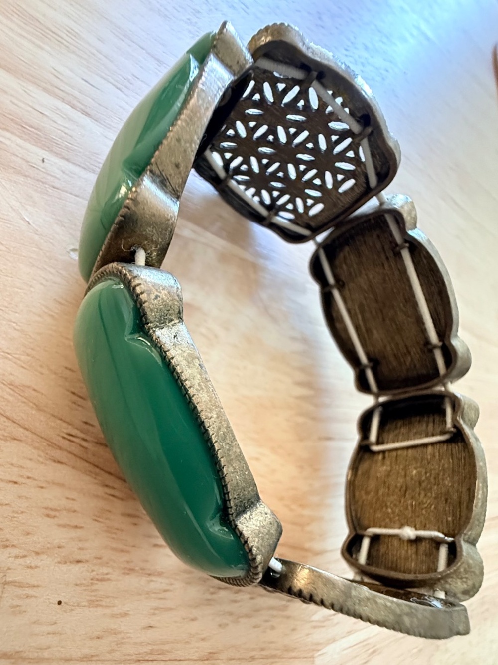 Vintage Modernistic Stretchy Bracelet